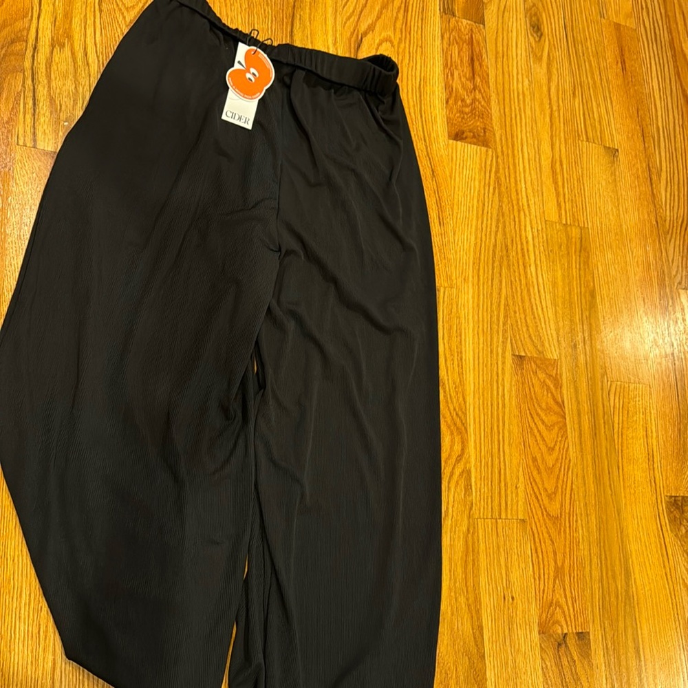 New Black cider pants with tags size medium